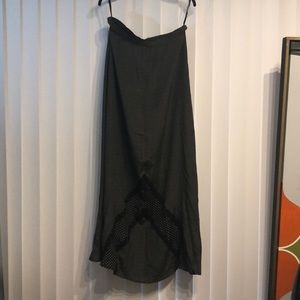 Winter Kate maxi skirt made of vintage silk ✨